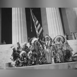 8x10 Native American Delegations 1936 New Deal US Capitol Photo